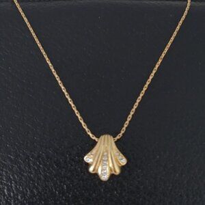 Dior vintage seashell necklace EUC Made in Germany